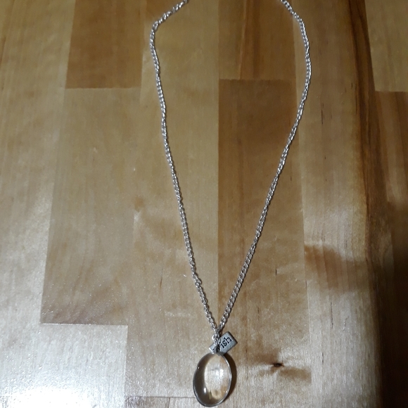 Dandelion Wish Oval Necklace - Picture 4 of 6